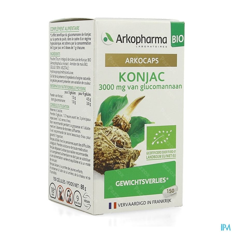 Arkocaps Konjac Bio 150 Capsules