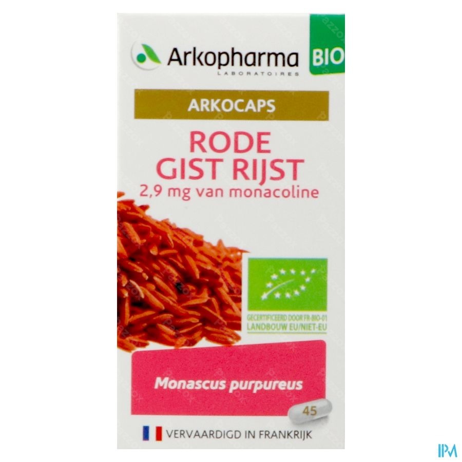Arkocaps Rode Gist Rijst Bio 45 Capsules