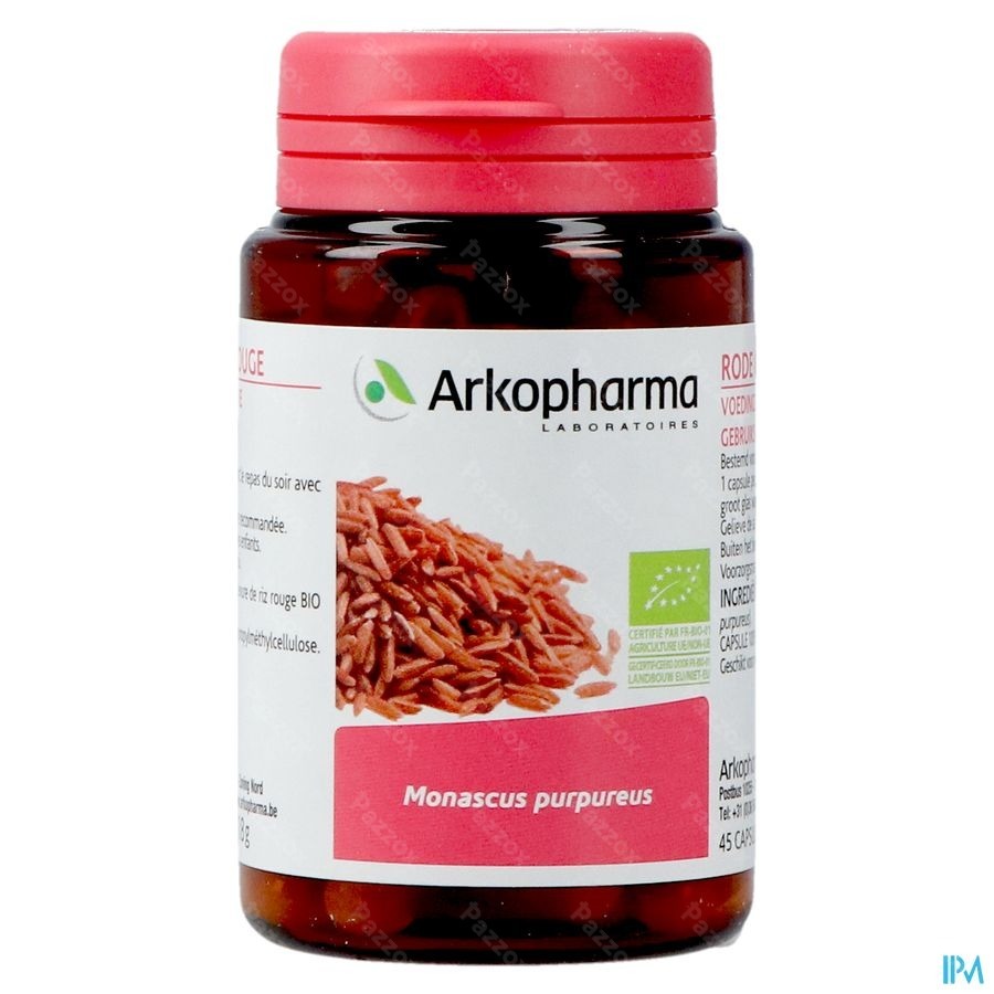 Arkocaps Rode Gist Rijst Bio 45 Capsules