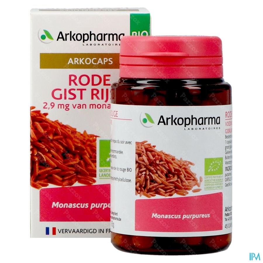 Arkocaps Rode Gist Rijst Bio 45 Capsules