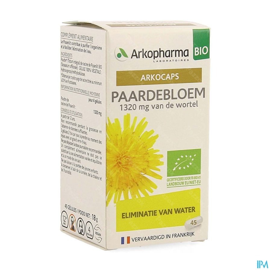 Arkocaps Paardebloem Bio Caps 45 Nf