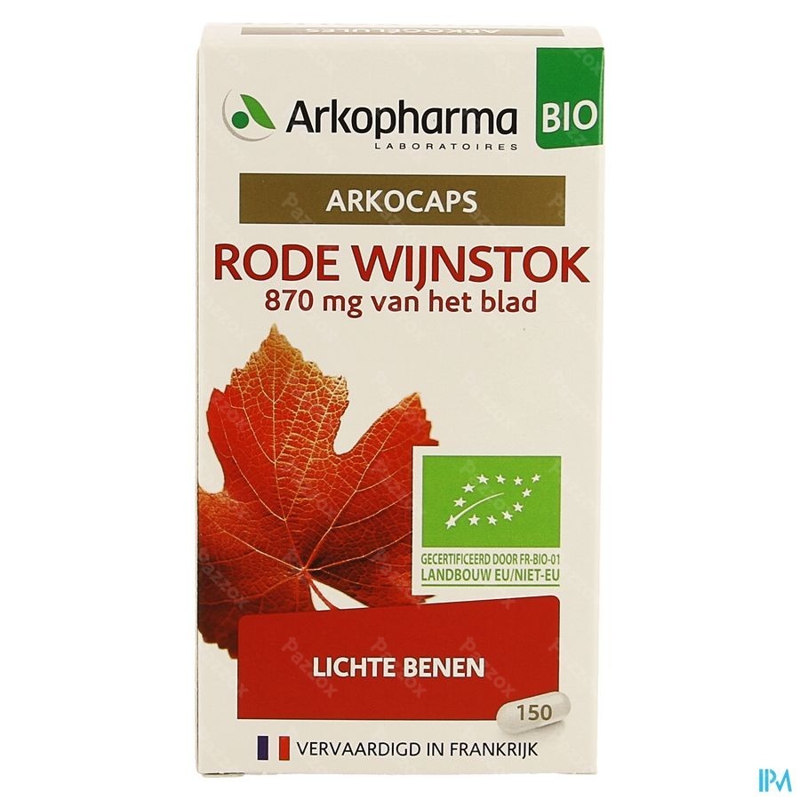 Arkocaps Rode Wijnstok Bio Caps 150 Nf