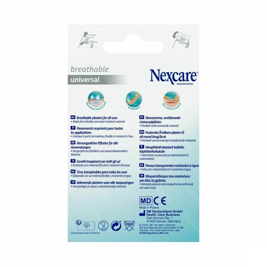 Nexcare 3m Breathabl.univer. Ass. Strips20 N0320as