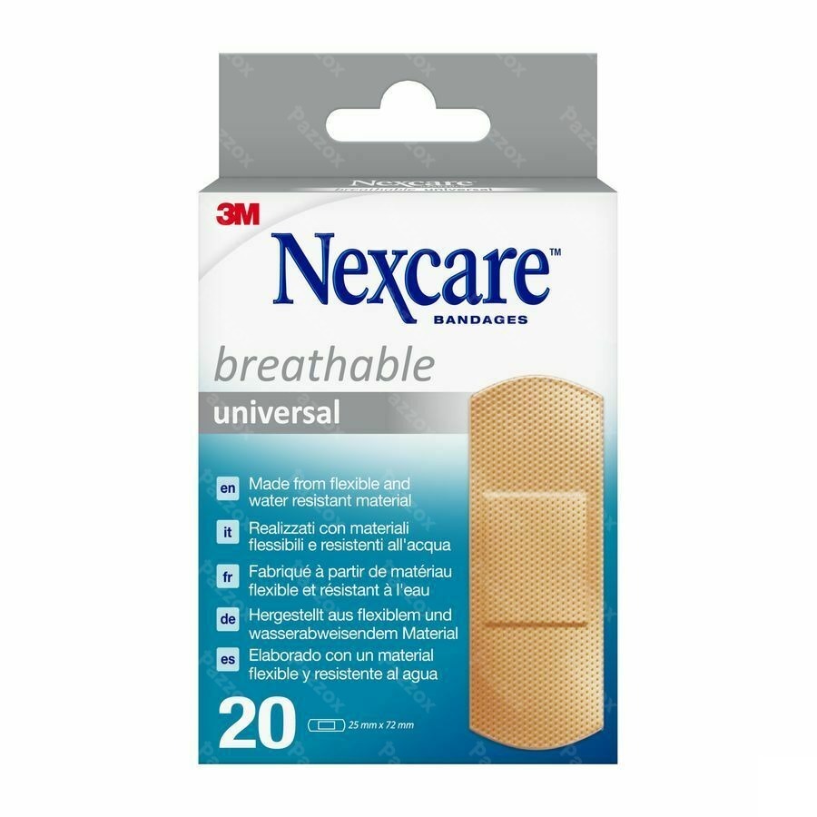 Nexcare 3m Breath.univ.25x72mm Strips 20 N0320ns-1