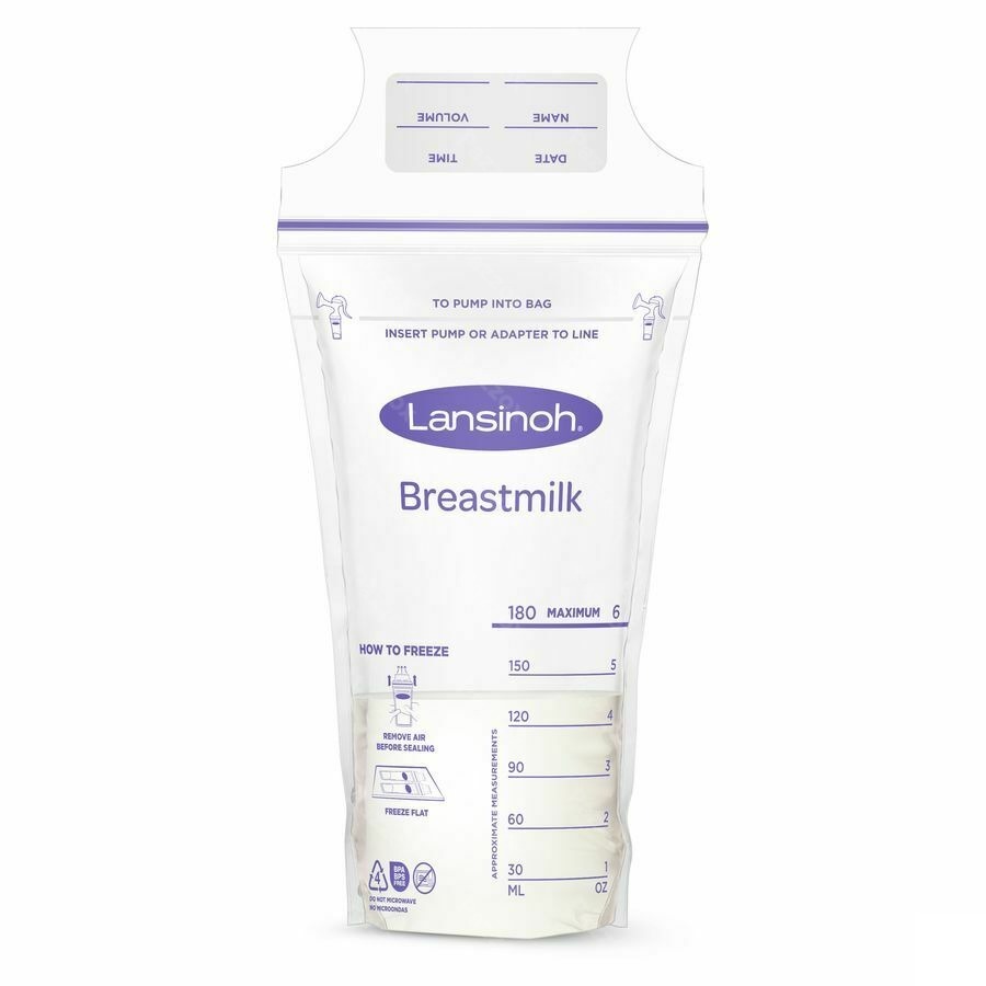 Lansinoh Bewaarzakjes Moedermelk 25 99205