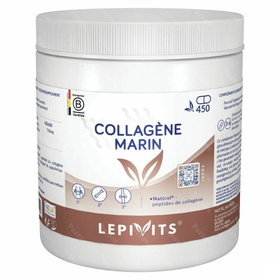 Marine Collagen Pack Pot Caps 450 Lepivits