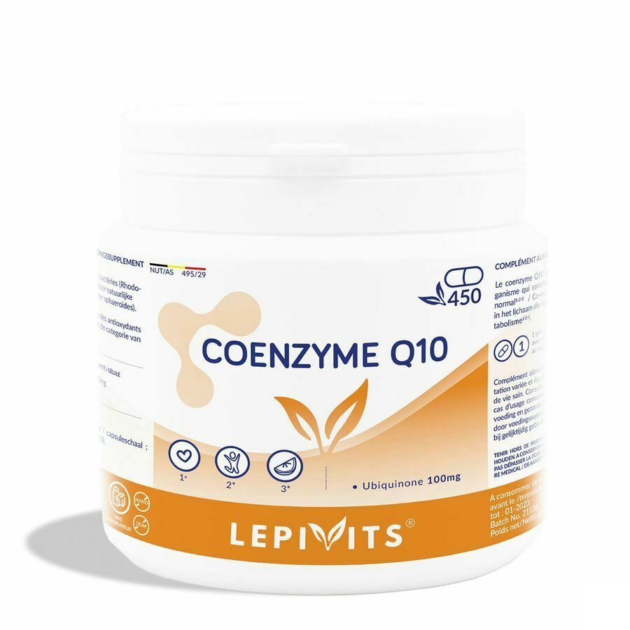 Coenzyme Q10 Pack Pot Caps 450 Lepivits