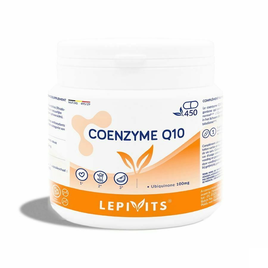 Coenzyme Q10 Pack Pot Caps 450 Lepivits