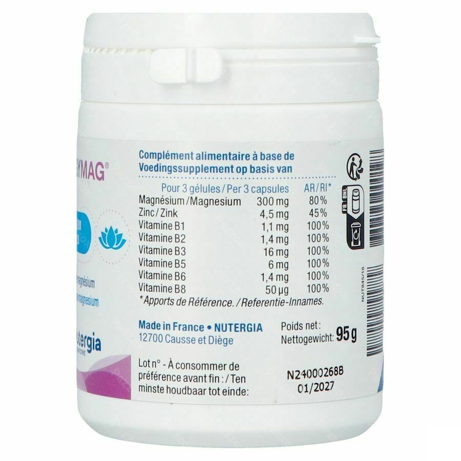Nutergia Ergymag 180 Capsules