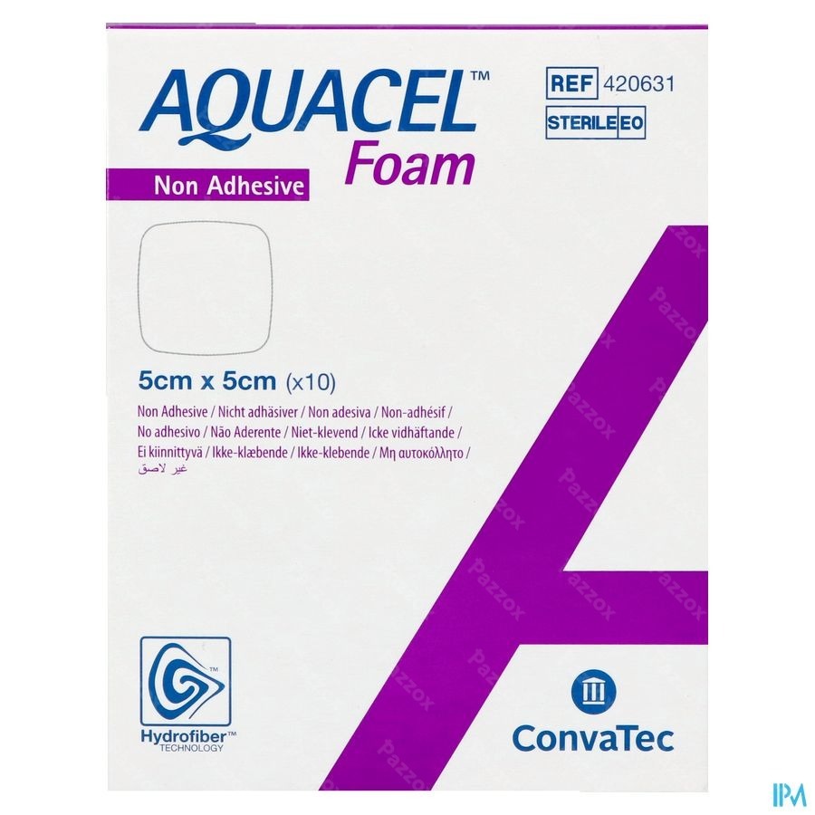 Aquacel Foam Non Adhesief 5x5cm 10