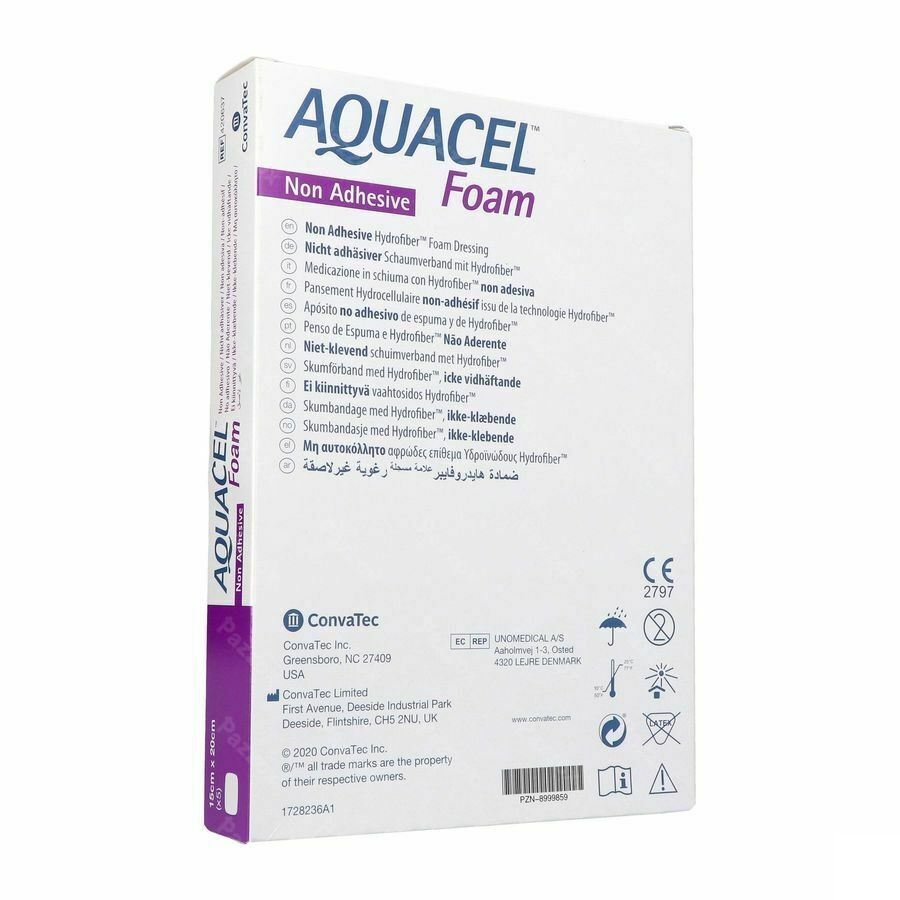 Aquacel Foam Non Adhesief 15x20cm 5