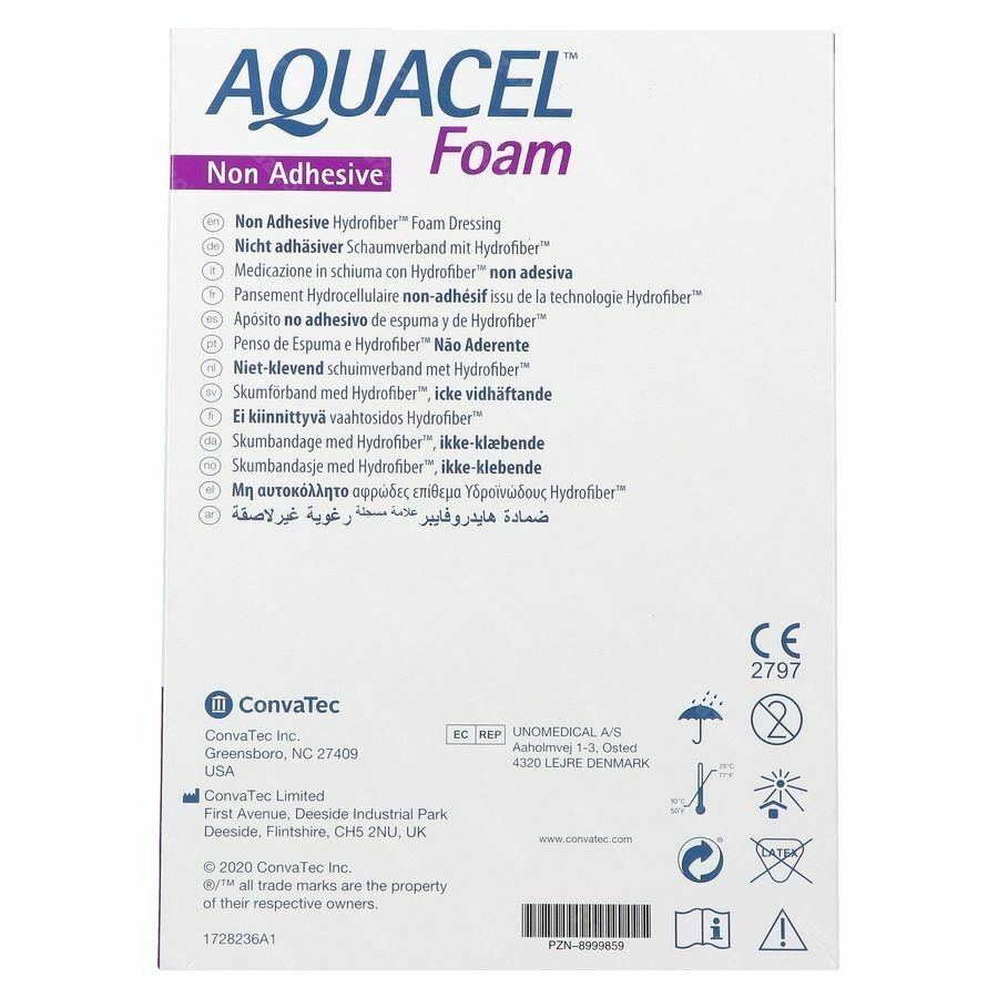 Aquacel Foam Non Adhesief 15x20cm 5