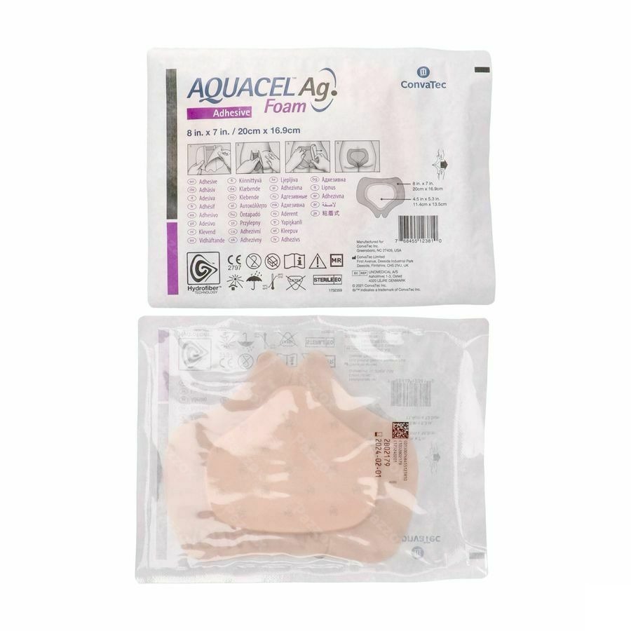 Aquacel Ag Foam Adhesief Sacraal 5