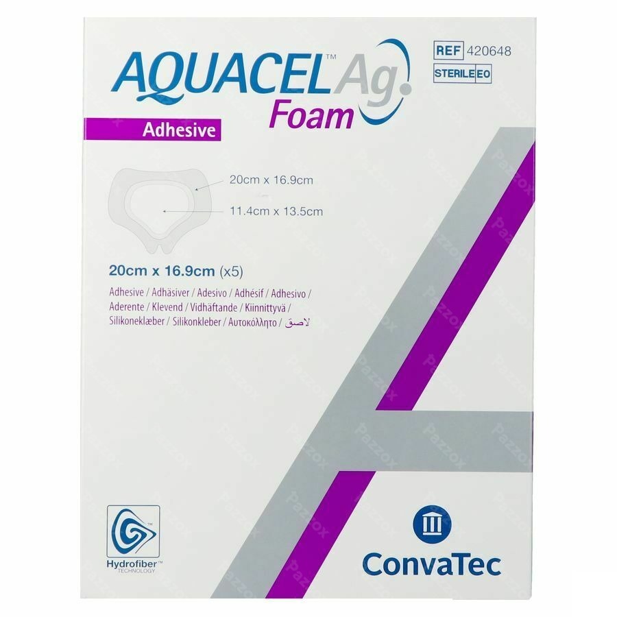 Aquacel Ag Foam Adhesief Sacraal 5