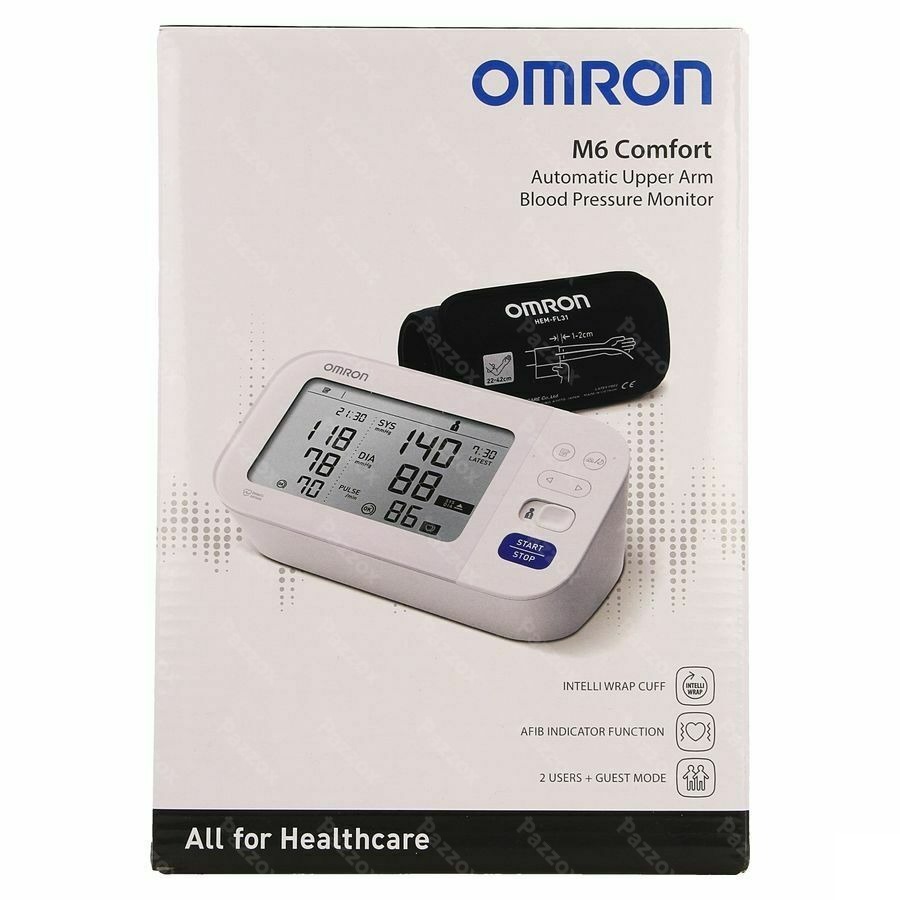 Omron M6 Comfort Bloeddrukmeter Arm Automatisch