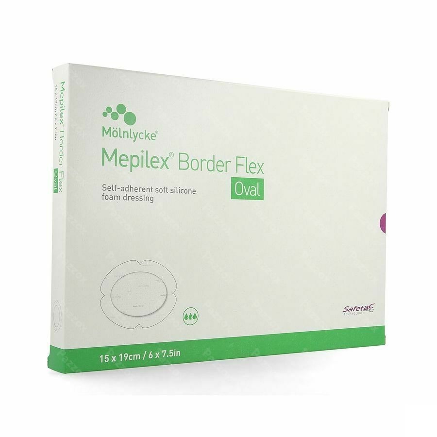 Mepilex Border Flex Oval Verb 15x19cm 5 583400