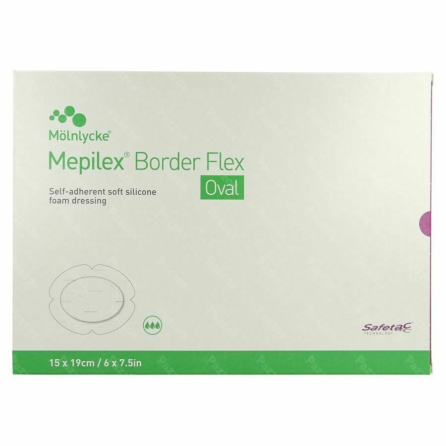 Mepilex Border Flex Oval Verb 15x19cm 5 583400