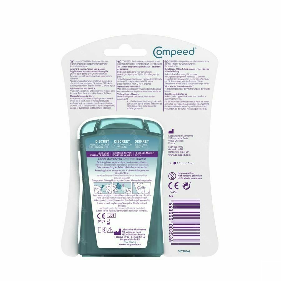 Compeed Patch Koortsblaasjes 15 Pleisters