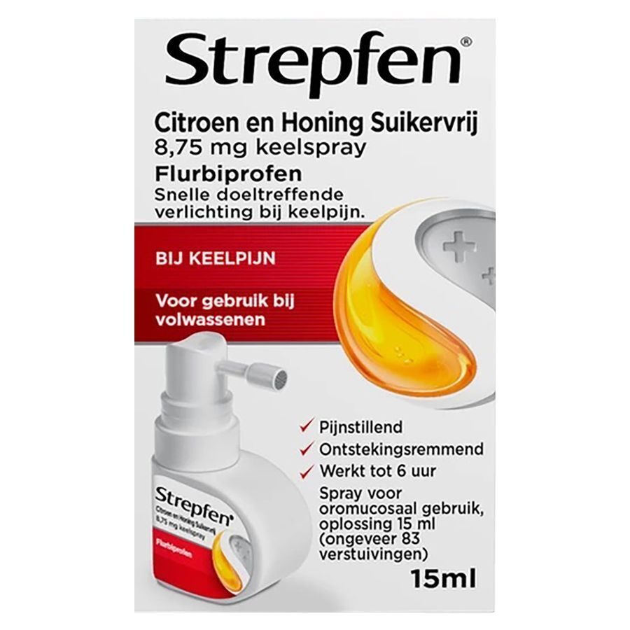 Strepfen 8.75mg Honing-citroen Spray 15ml