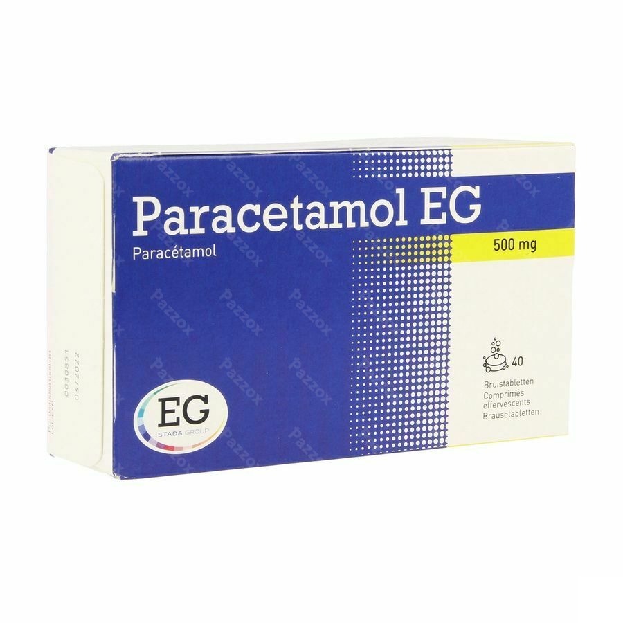 Paracetamol Eg 500mg 40 Bruistabletten 