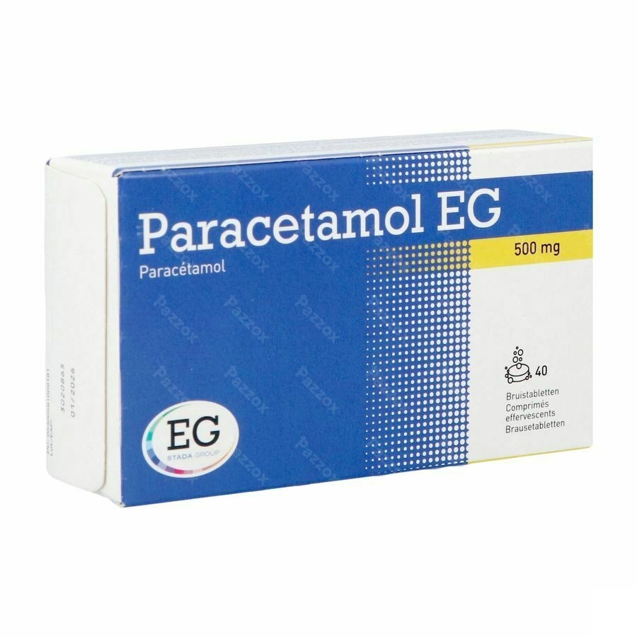Paracetamol Eg 500mg 40 Bruistabletten 