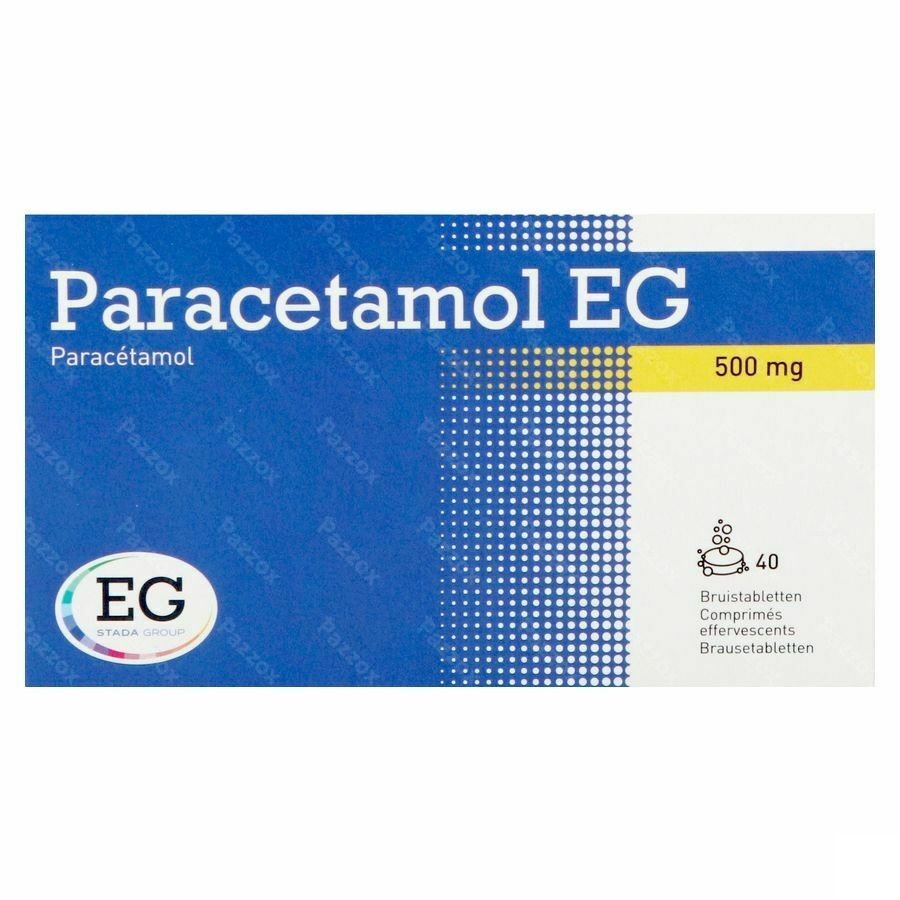 Paracetamol Eg 500mg 40 Bruistabletten 