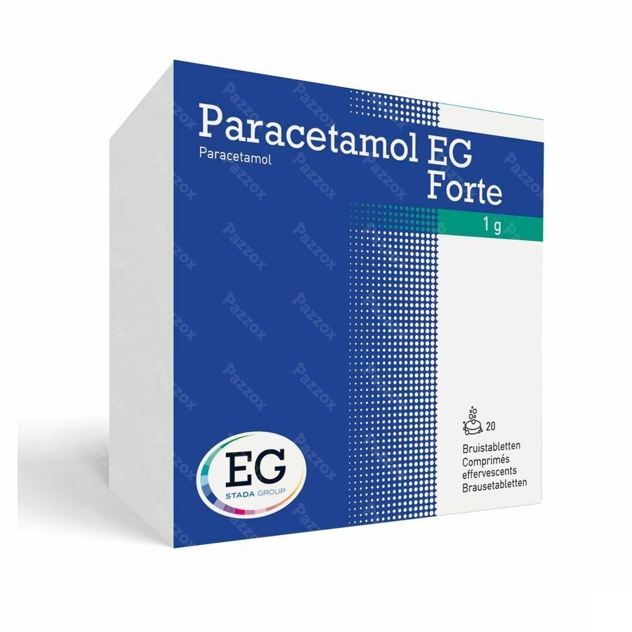 Paracetamol Eg 1000mg 20 Bruistabletten