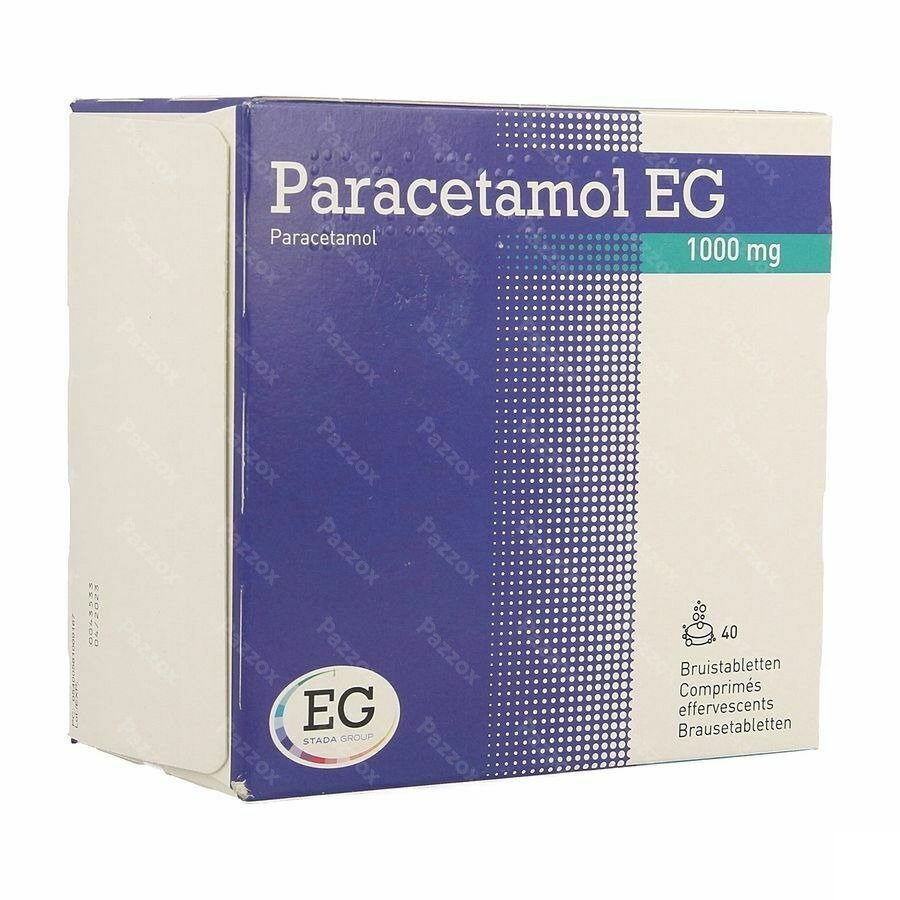 Paracetamol Eg 1000mg 40 Bruistabletten 