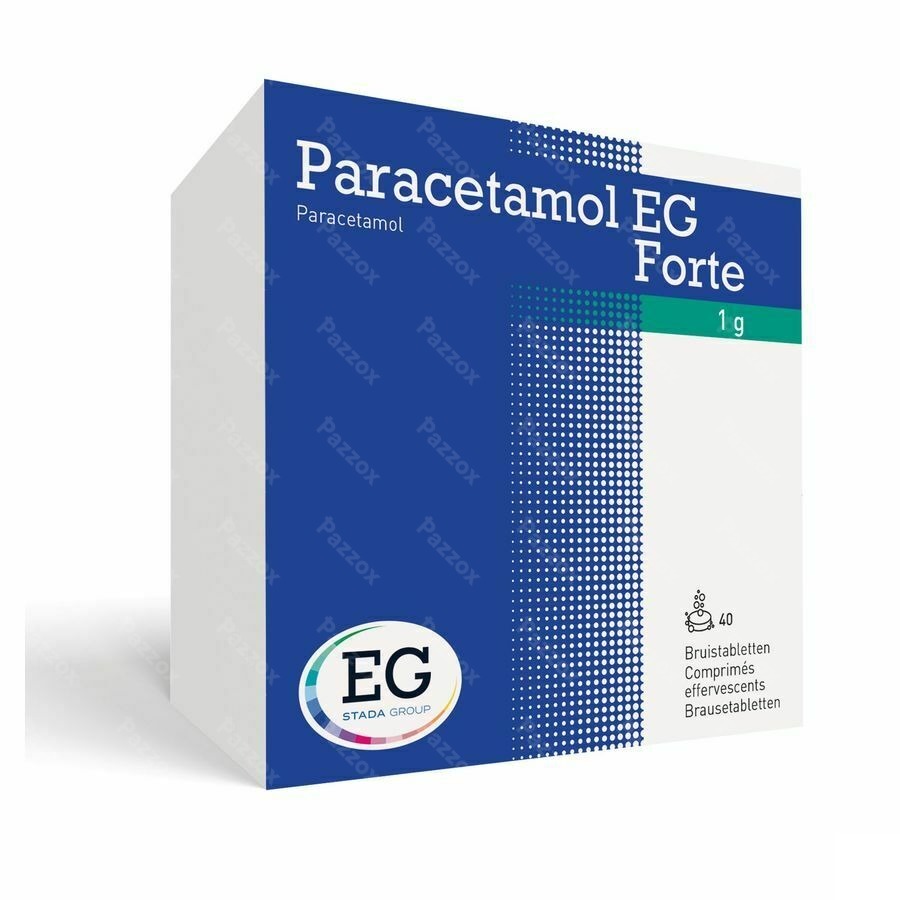 Paracetamol Eg 1000mg 40 Bruistabletten 