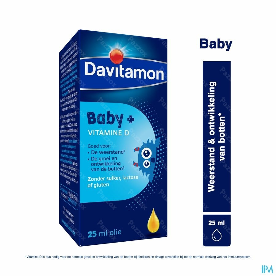 Davitamon Baby Vitamine D Olie Druppels 25ml