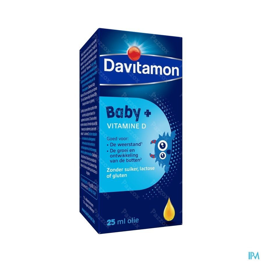 Davitamon Baby Vitamine D Olie Druppels 25ml