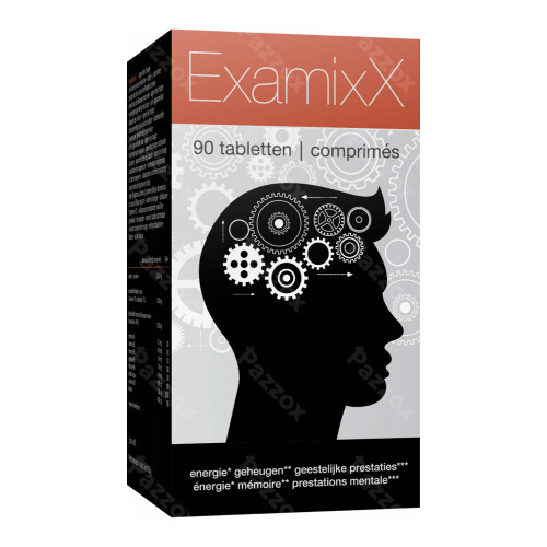 ExamixX Concentratie & Prestatie 90 Tabletten