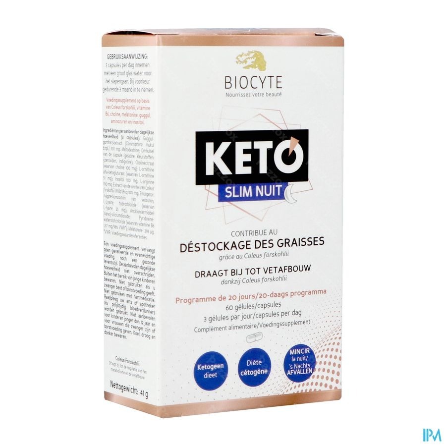 Biocyte Keto Nacht 60 Capsules