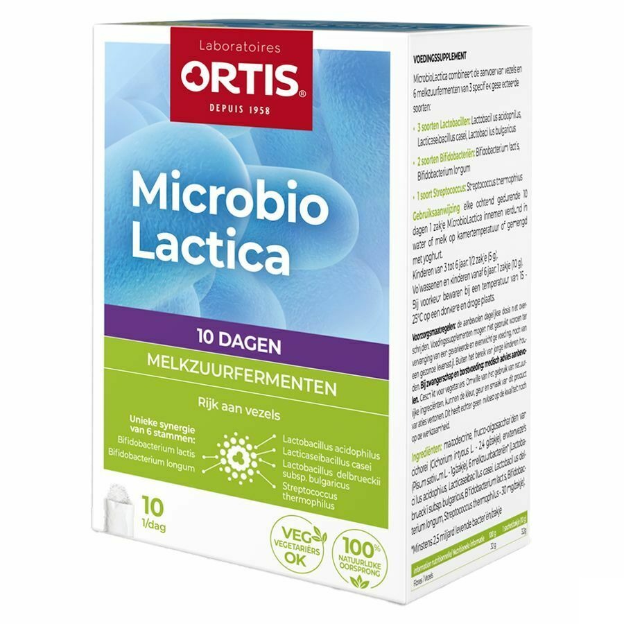 Ortis Microbio Lactica Pdr Zakje 10x10g