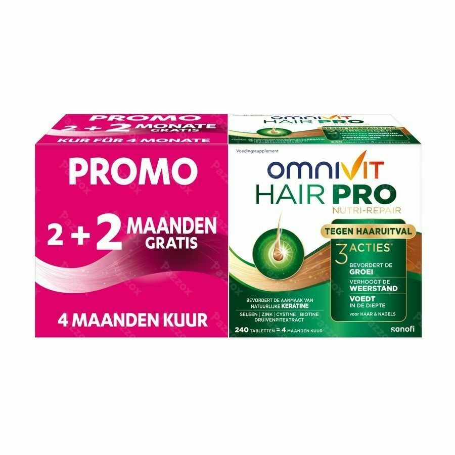 Omnivit Hair Pro Promo 2+2 Maanden Gratis