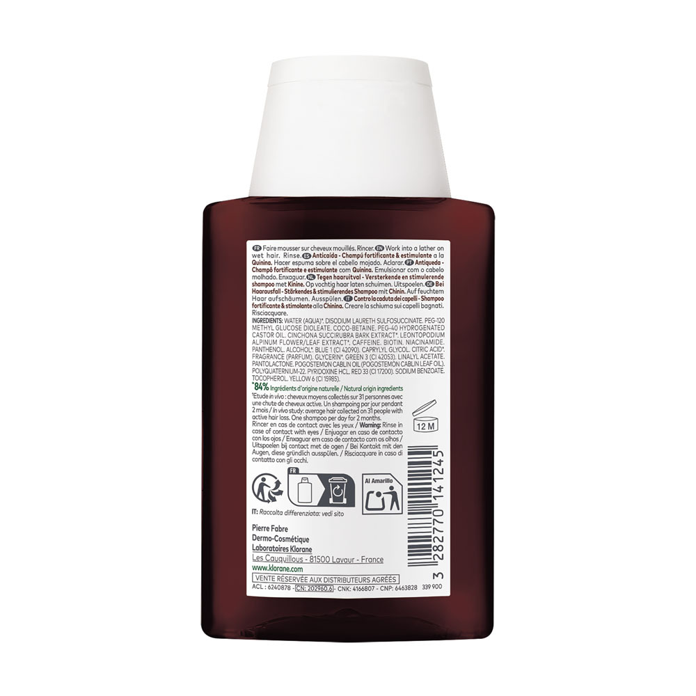 Klorane Capil. Sh Kinine 100ml