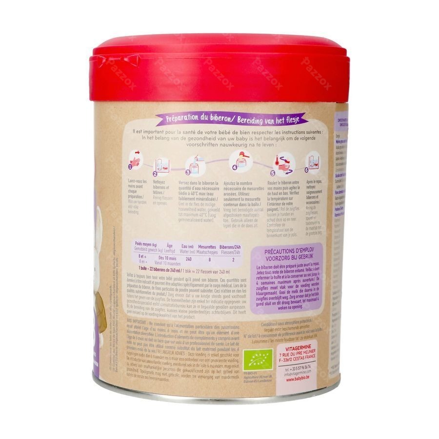 Babybio Optima 3 Peutermelk 800g