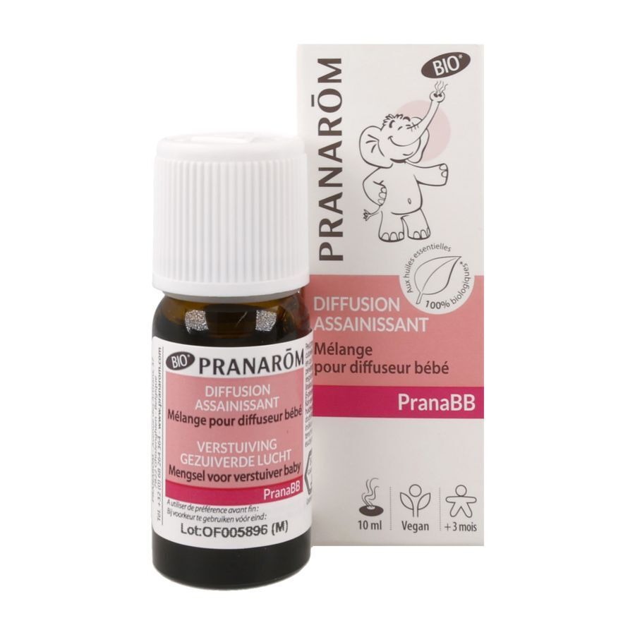 Pranarôm Baby Verstuiving Gezuiverde Lucht 10ml