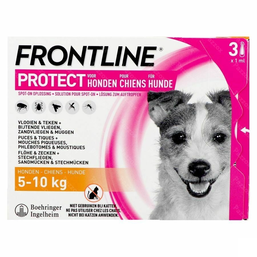 Frontline Protect Spot On Opl Hond 5-10kg Pipet 3