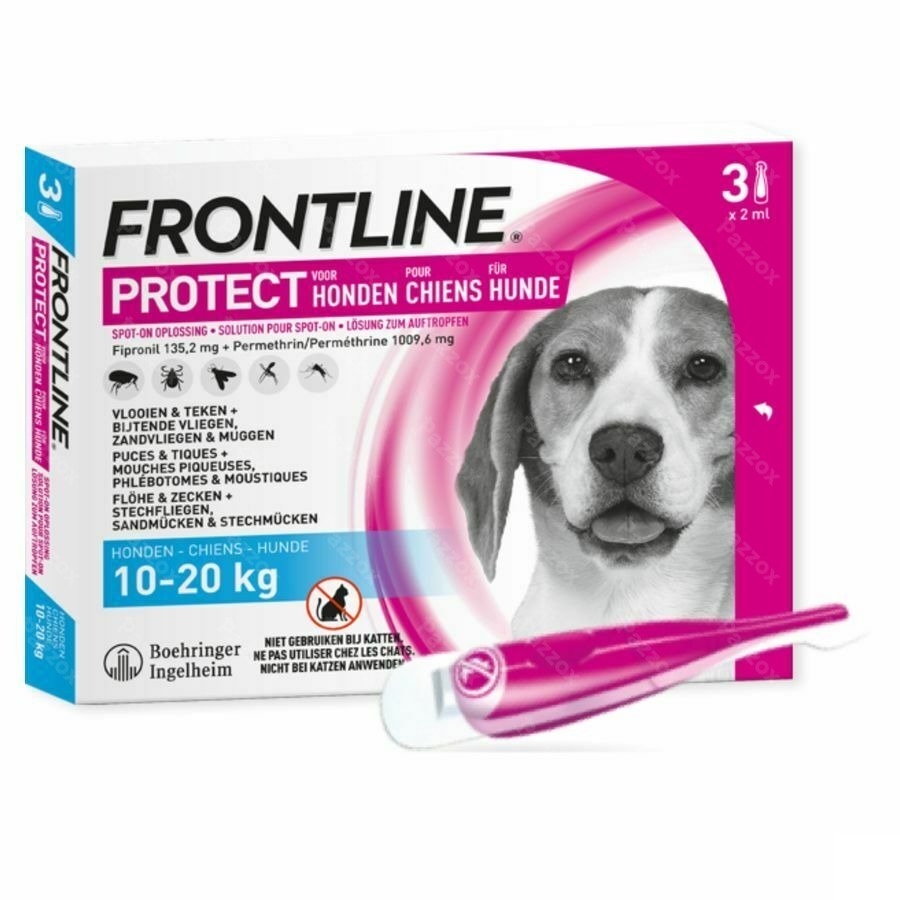 Frontline Protect Spot On Opl Hond 10-20kg Pipet 3