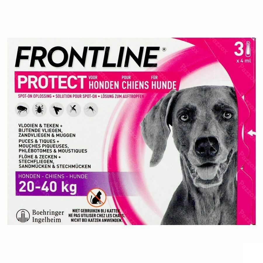 Frontline Protect Spot On Opl Hond 20-40kg Pipet 3