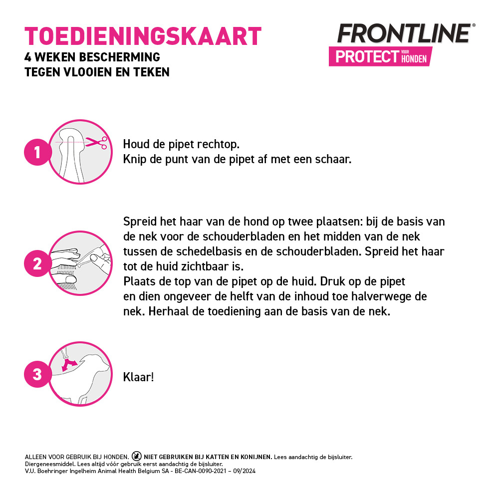 Frontline Protect Spot On Opl Hond 20-40kg Pipet 3