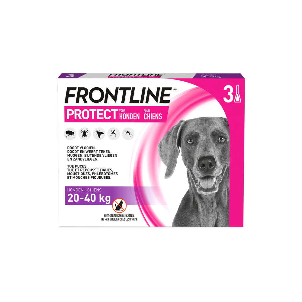 Frontline Protect Spot On Opl Hond 20-40kg Pipet 3