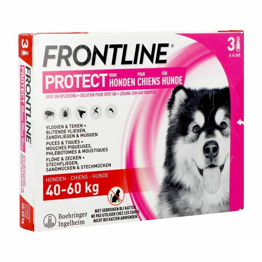 Frontline Protect Spot On Opl Hond 40-60kg Pipet 3