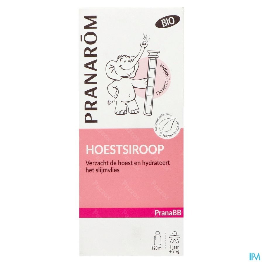 Pranarôm Keelsiroop Droge Hoest Bio 100ml