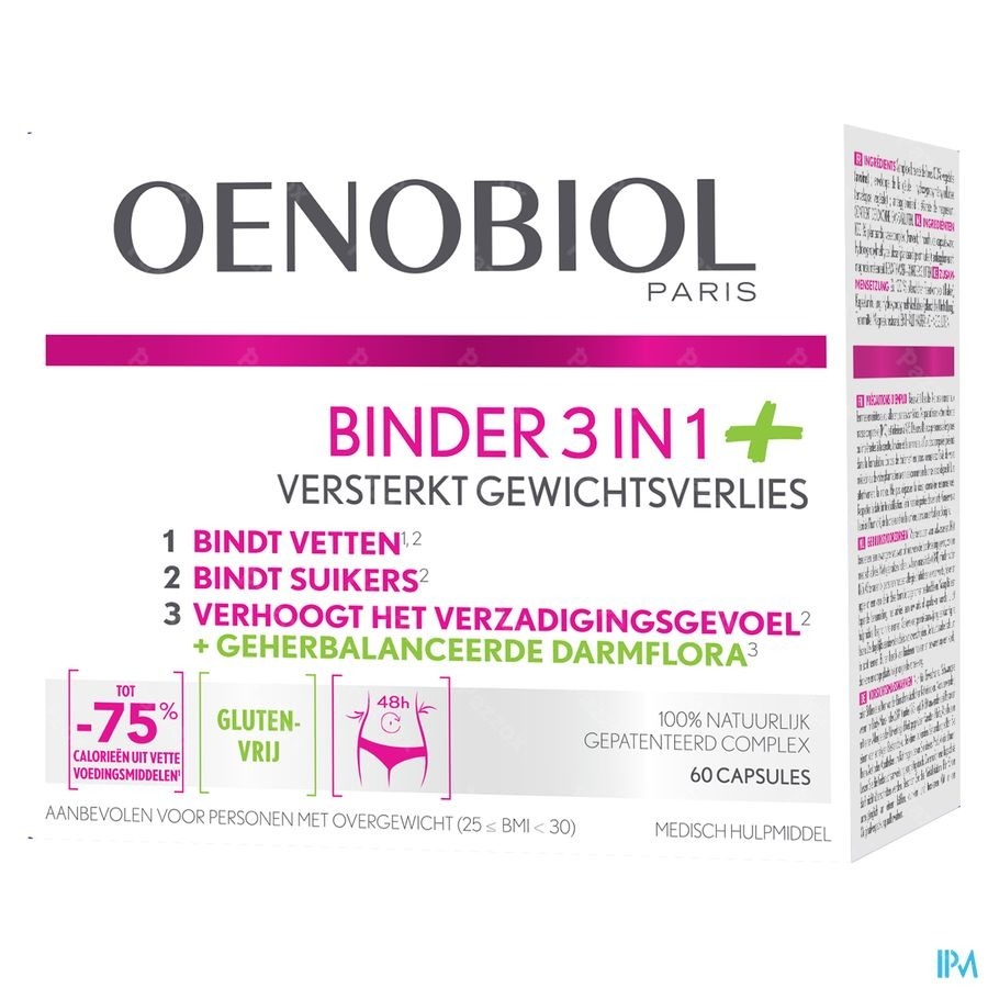 OENOBIOL BINDER 3IN1+ 60 CAPS