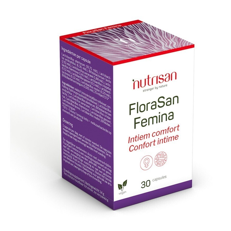 Nutrisan FloraSan Femina Probiotica Intiem Comfort 30 Capsules
