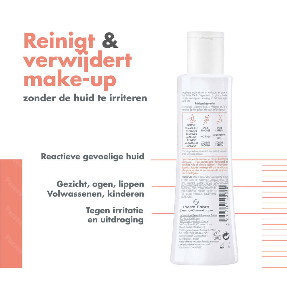 Avène Tolérance Reinigende Gel-lotion 200ml