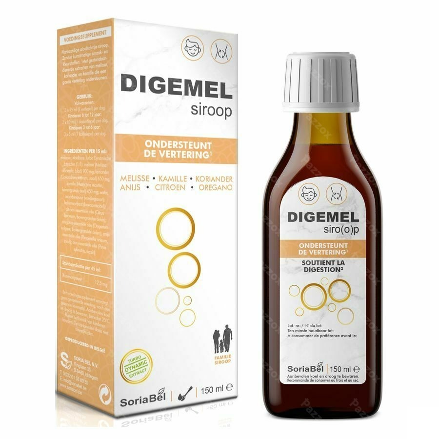 SoriaBel Digemel Zachte Vertering Siroop 150ml 