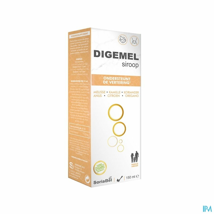 SoriaBel Digemel Zachte Vertering Siroop 150ml 